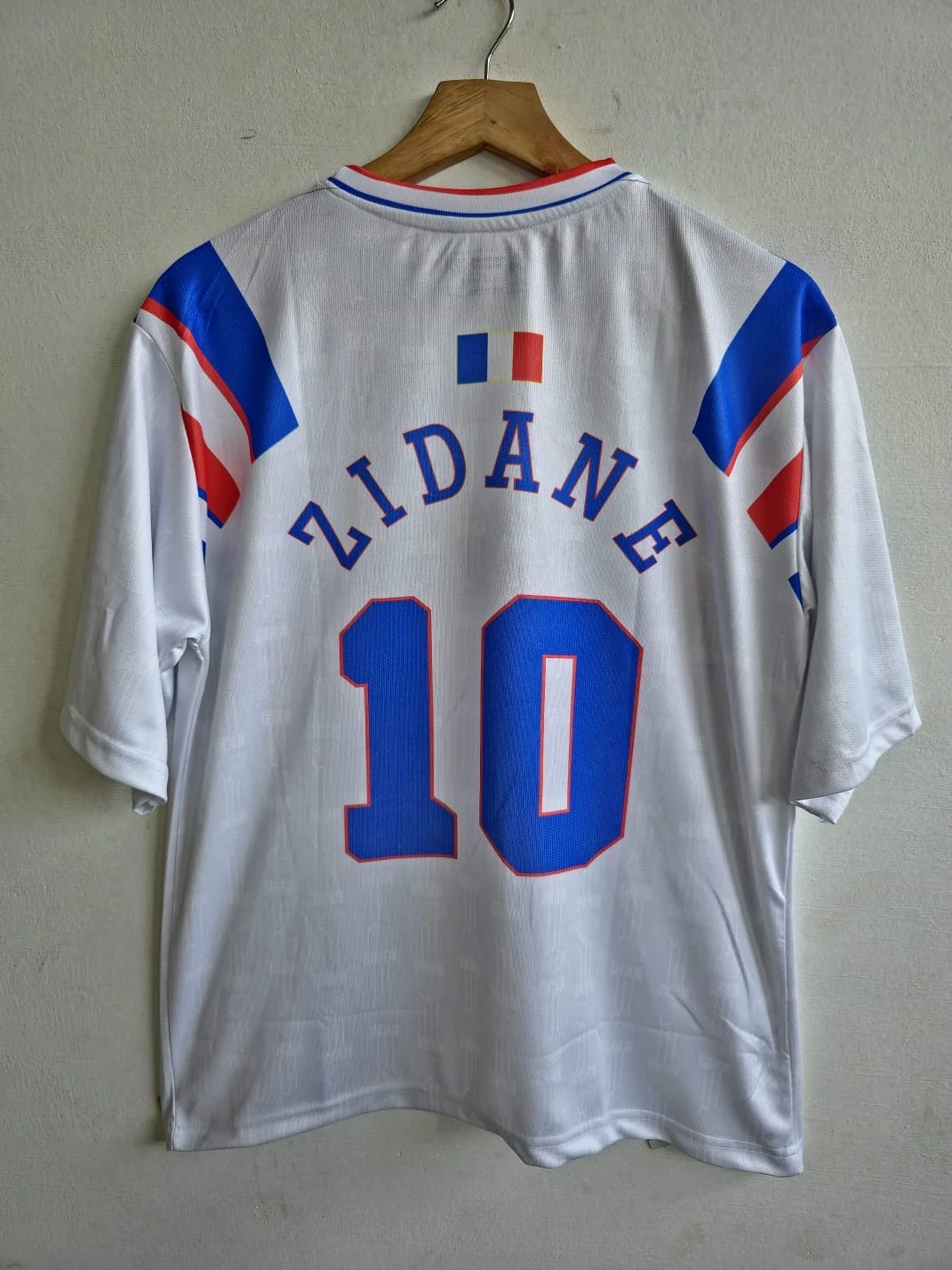 1996-97 France Away Jersey five sleeve zidane edition - Image 3