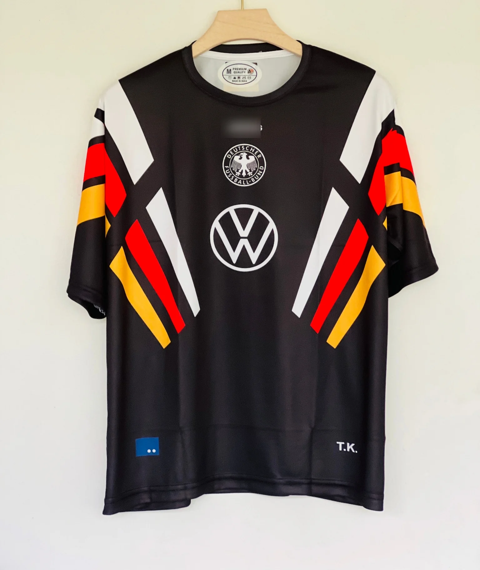 1998 Germany Away Jersey - Beckenbauer Five-Sleeve Edition - Image 2