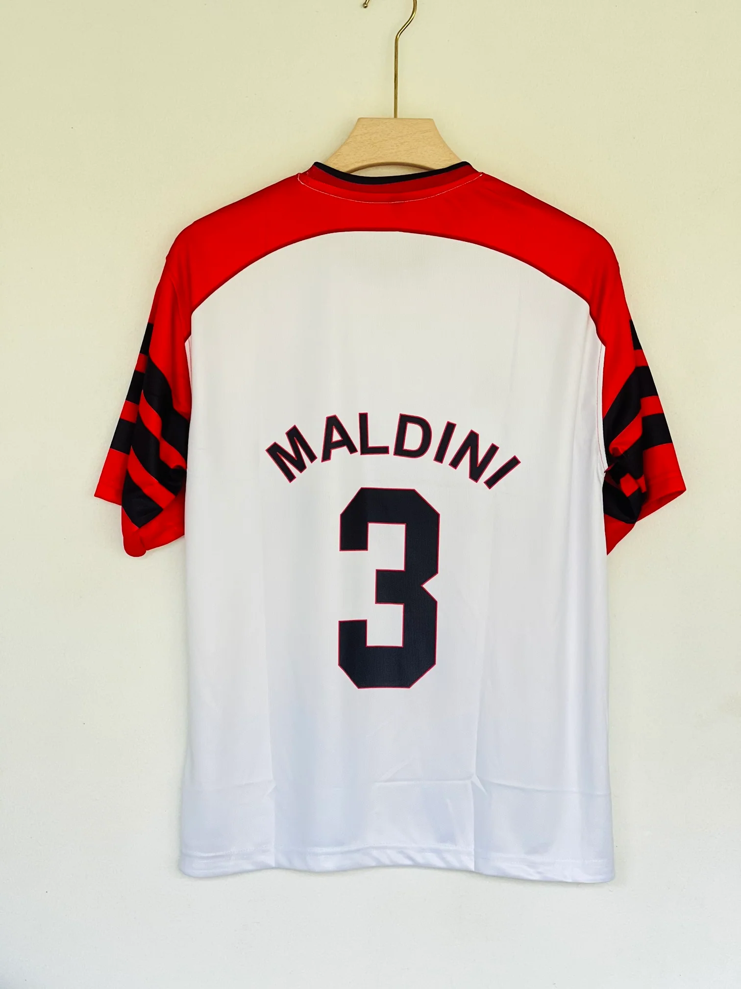 1999-00 AC Milan Training 5 Sleev Kit - Maldini White Edition Embroidered - Image 3