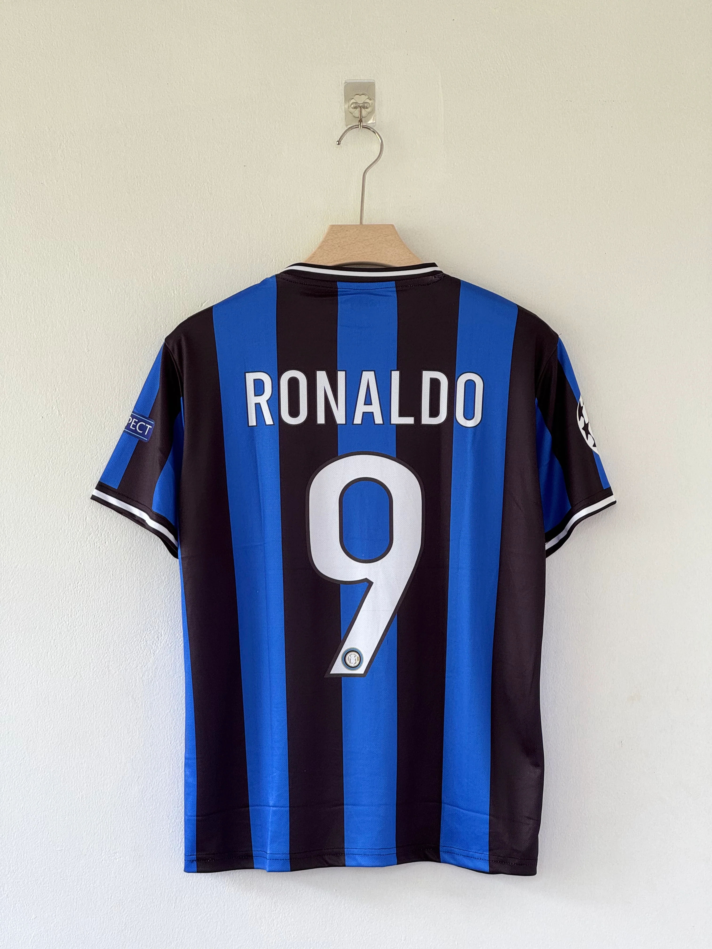 1999-2000 Inter Milan Home Jersey – Ronaldo  Embroidery Edition - Image 4