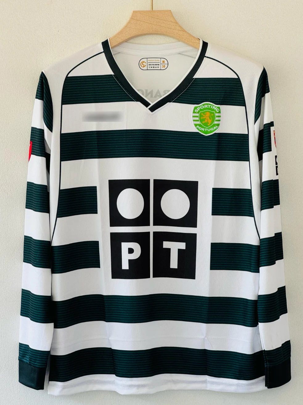 2001-02 Sporting CP Home Jersey – Cristiano Ronaldo Full Sleeve Embroidery Edition - Image 2