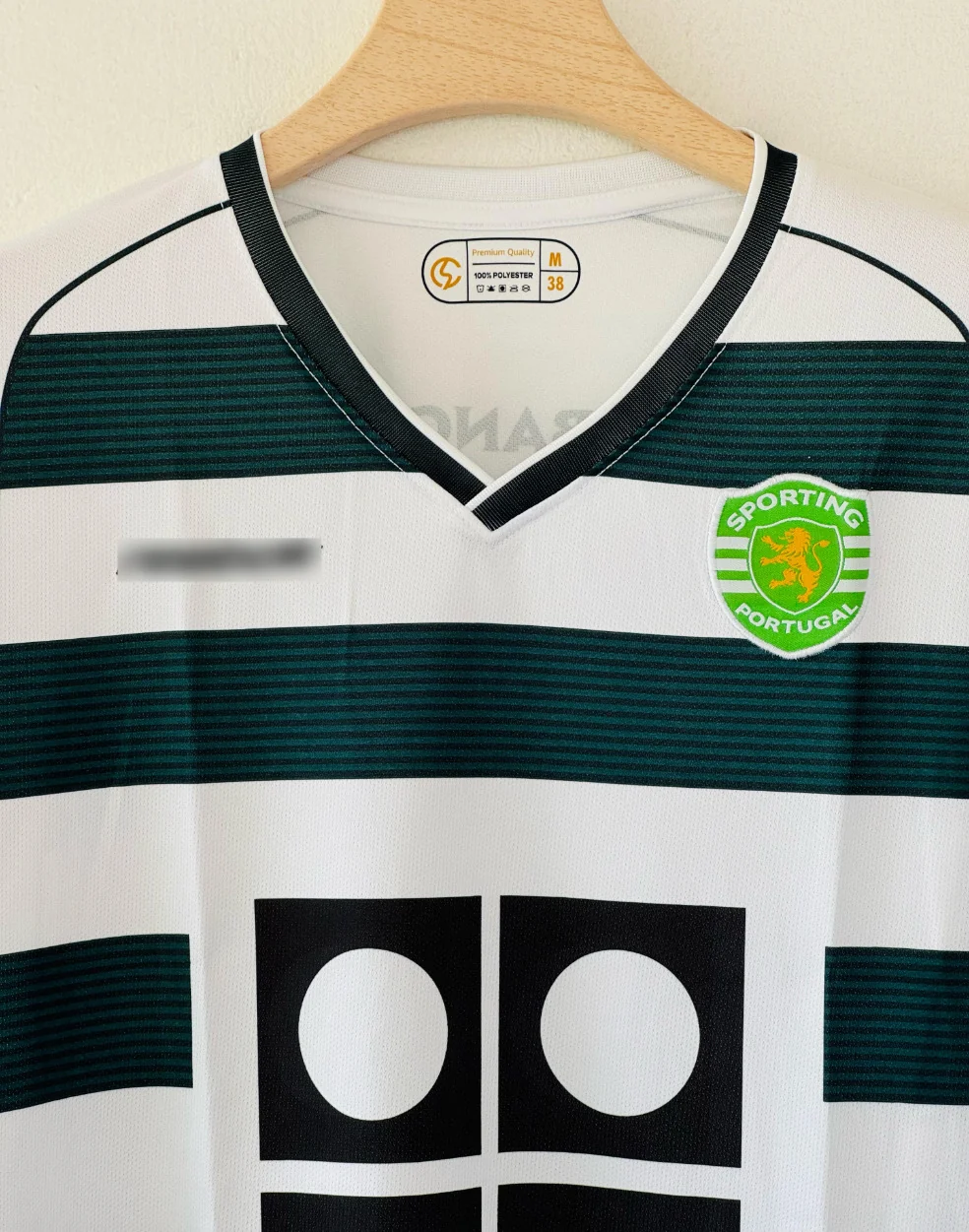 2001-02 Sporting CP Home Jersey – Cristiano Ronaldo Full Sleeve Embroidery Edition - Image 3