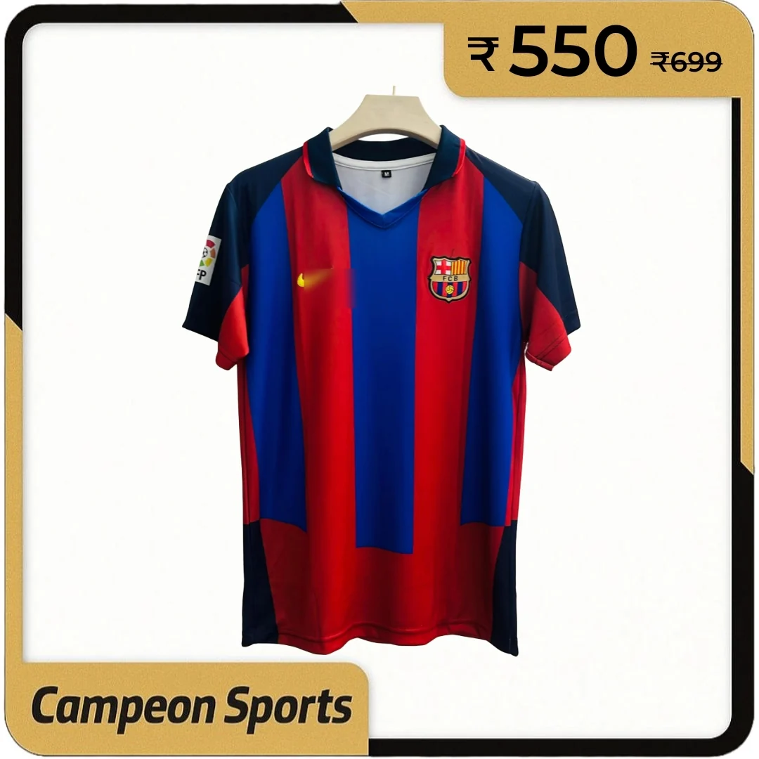 2003-04 Barcelona Home Jersey - Ronaldinho Magic Edition