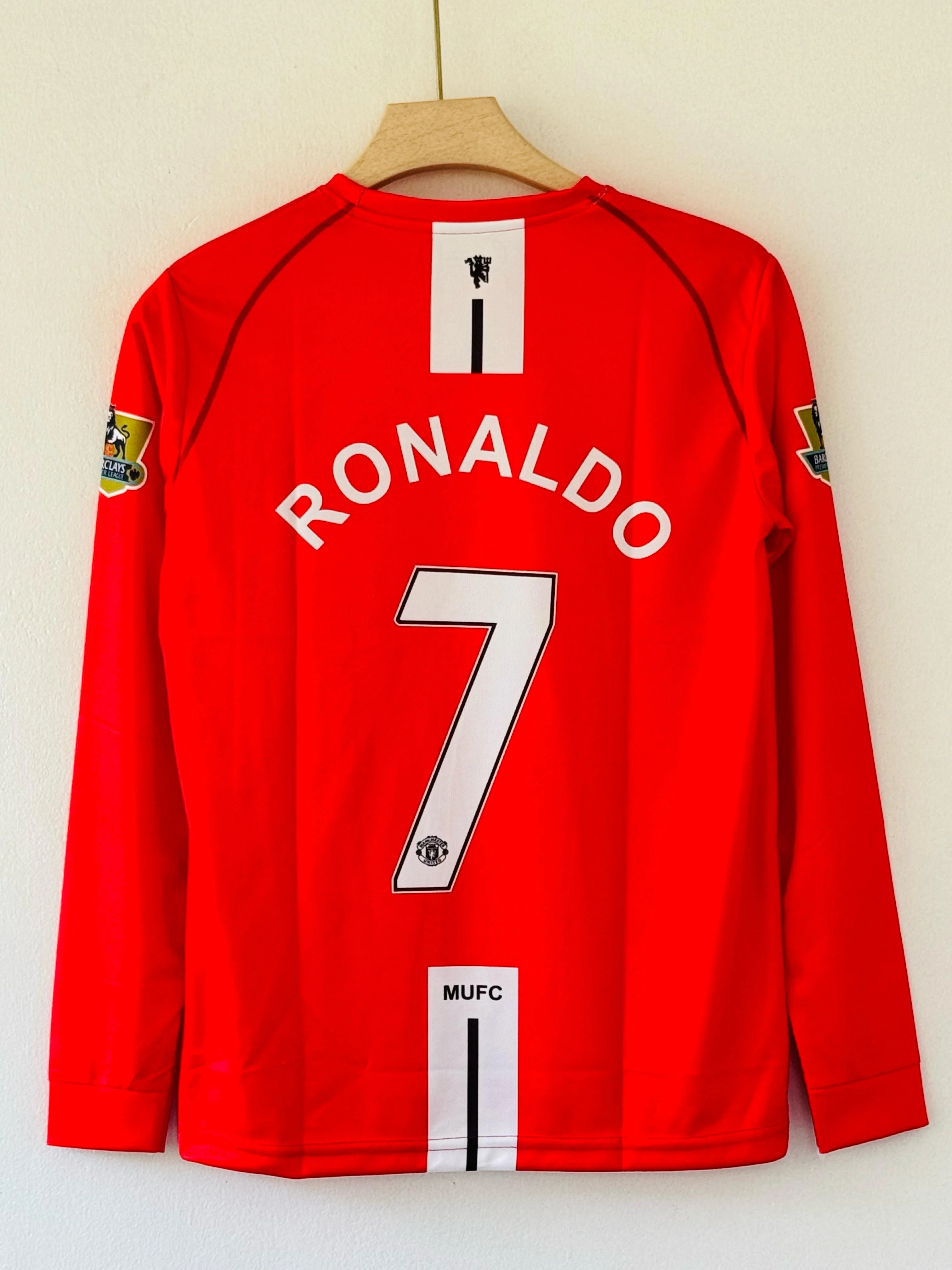 2007-08 Manchester United Home Jersey – Cristiano Ronaldo Full sleeve Embroidery Edition - Image 4