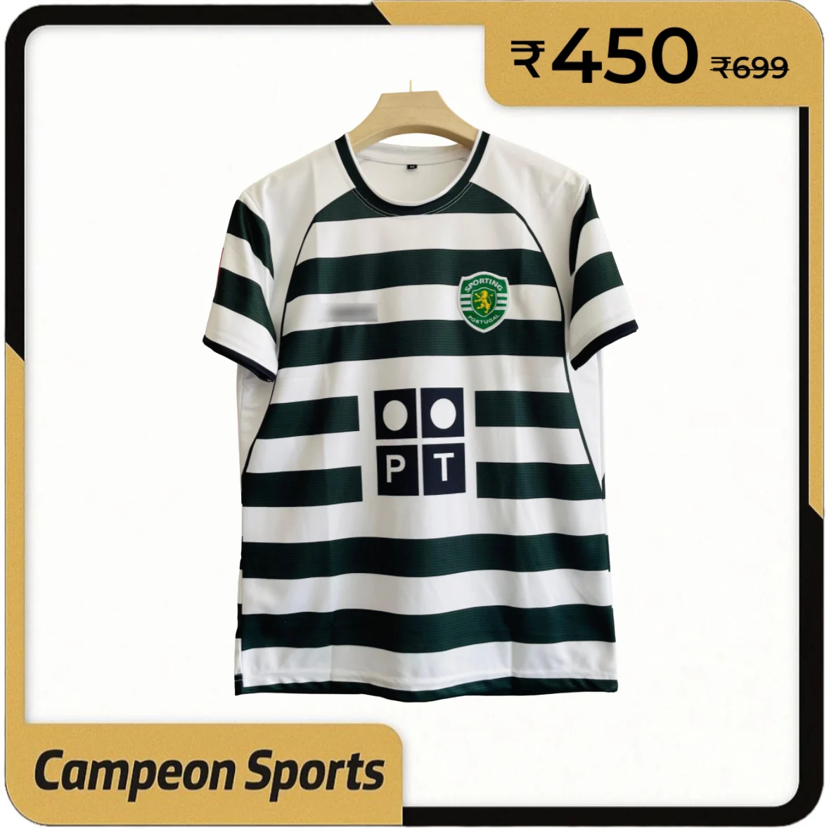 2002-03 Sporting Lisbon Home Kit Cristiano Ronaldo Version Embroidery - A Legend’s Beginnings