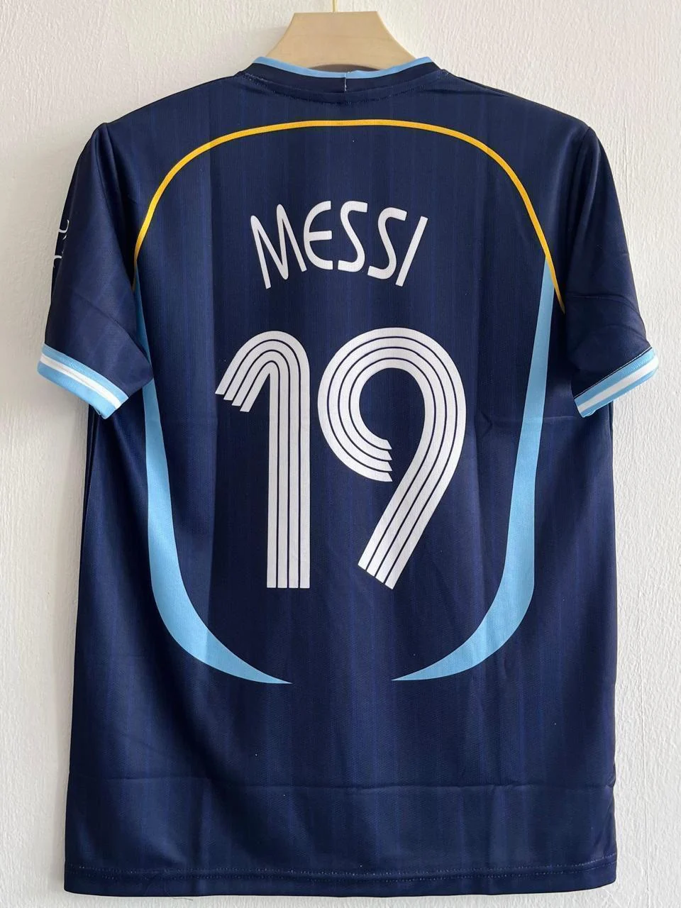 Argentina 2006 World Cup Lionel Messi Retro Jersey - Image 2