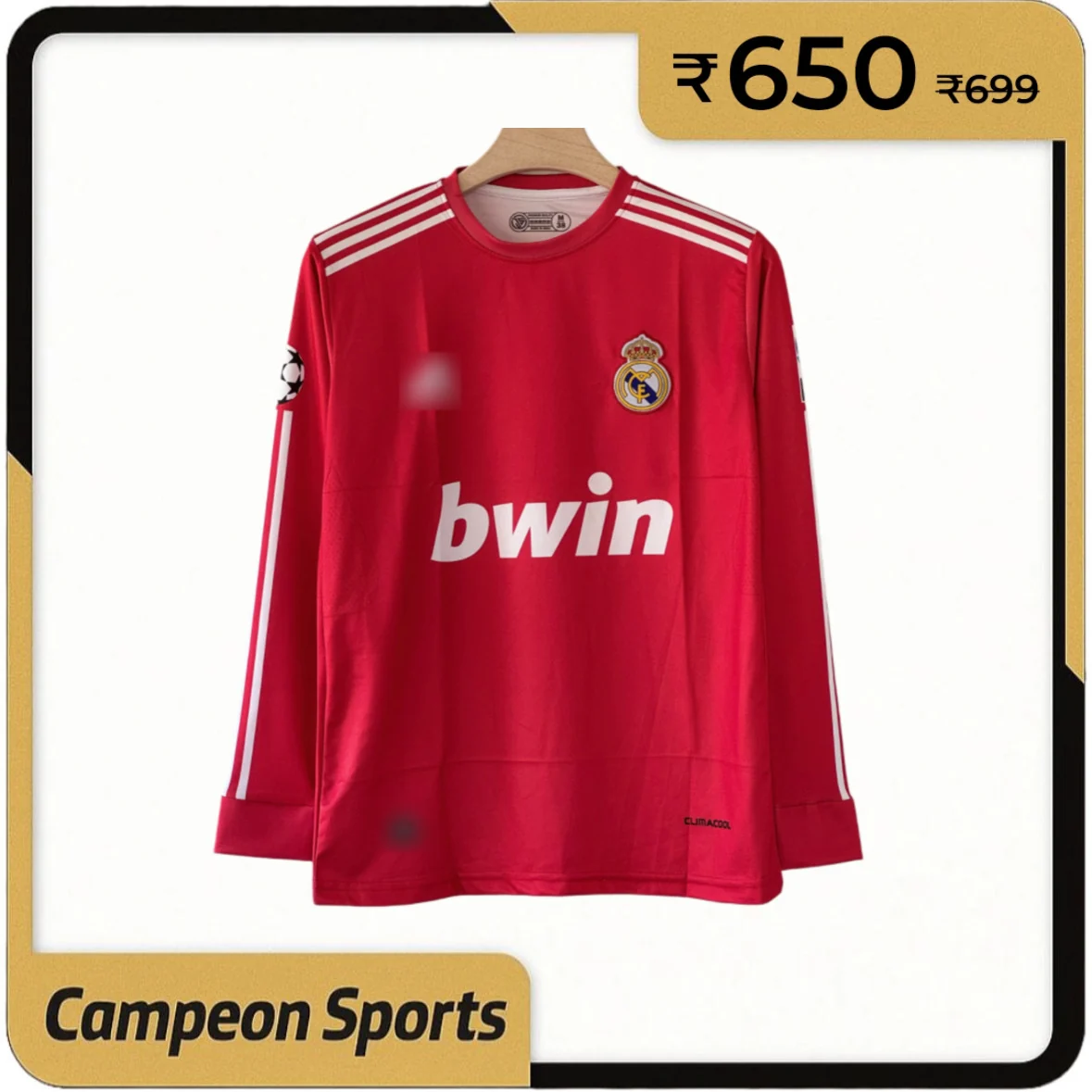 Champions in  — Real Madrid 2011/12 Third Kit(red)
