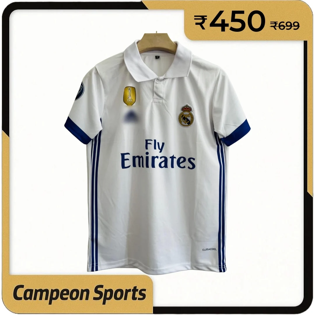 Classic Whites. Champion Spirit – Real Madrid 2016–17 Home Jersey