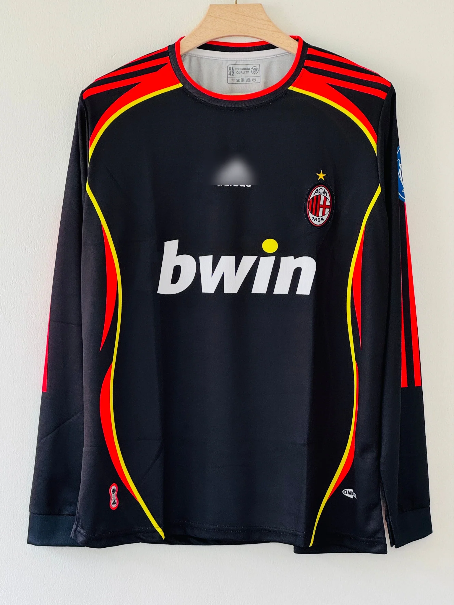 Defend with Honor – 2006-07 AC Milan Away Jersey – Paolo Maldini Full Sleeve Embroidery Edition - Image 2