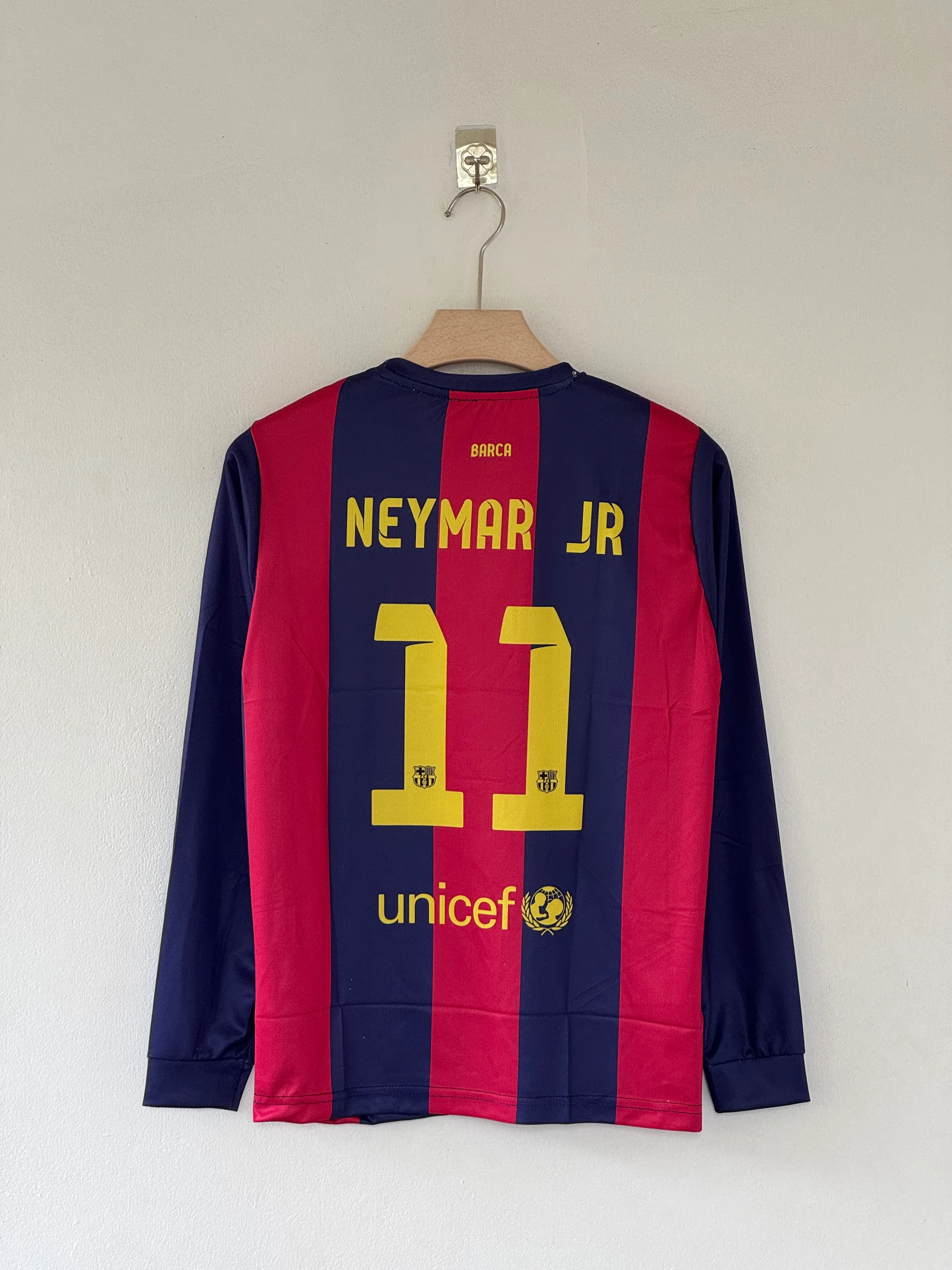 FC Barcelona 2014–15 Home Jersey Neymar Jr. Full Sleeve Edition - Image 3