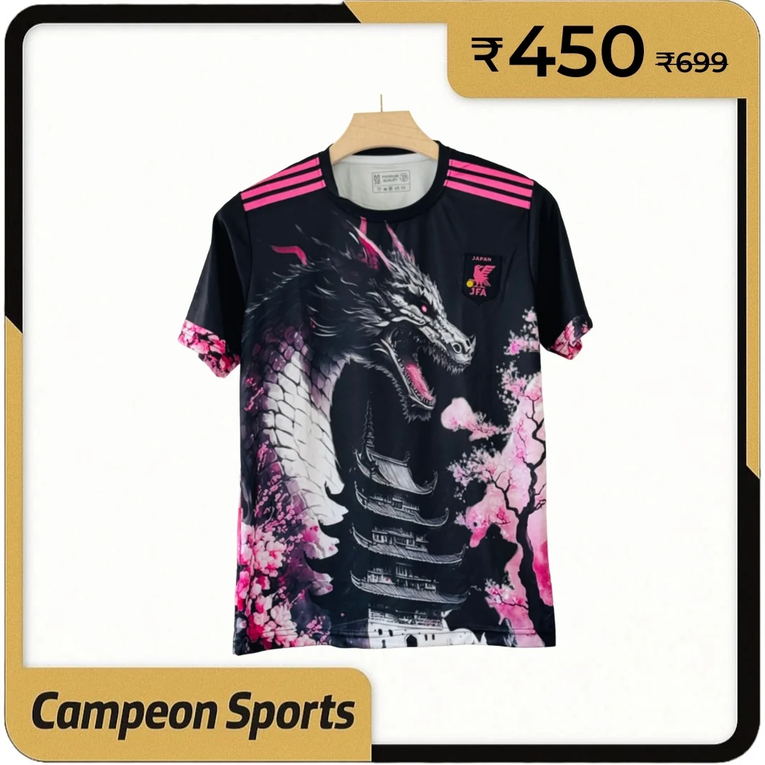 Honor Tradition and Power with the 2024 Japan Sakura Dragon Jersey – Embroidery Edition