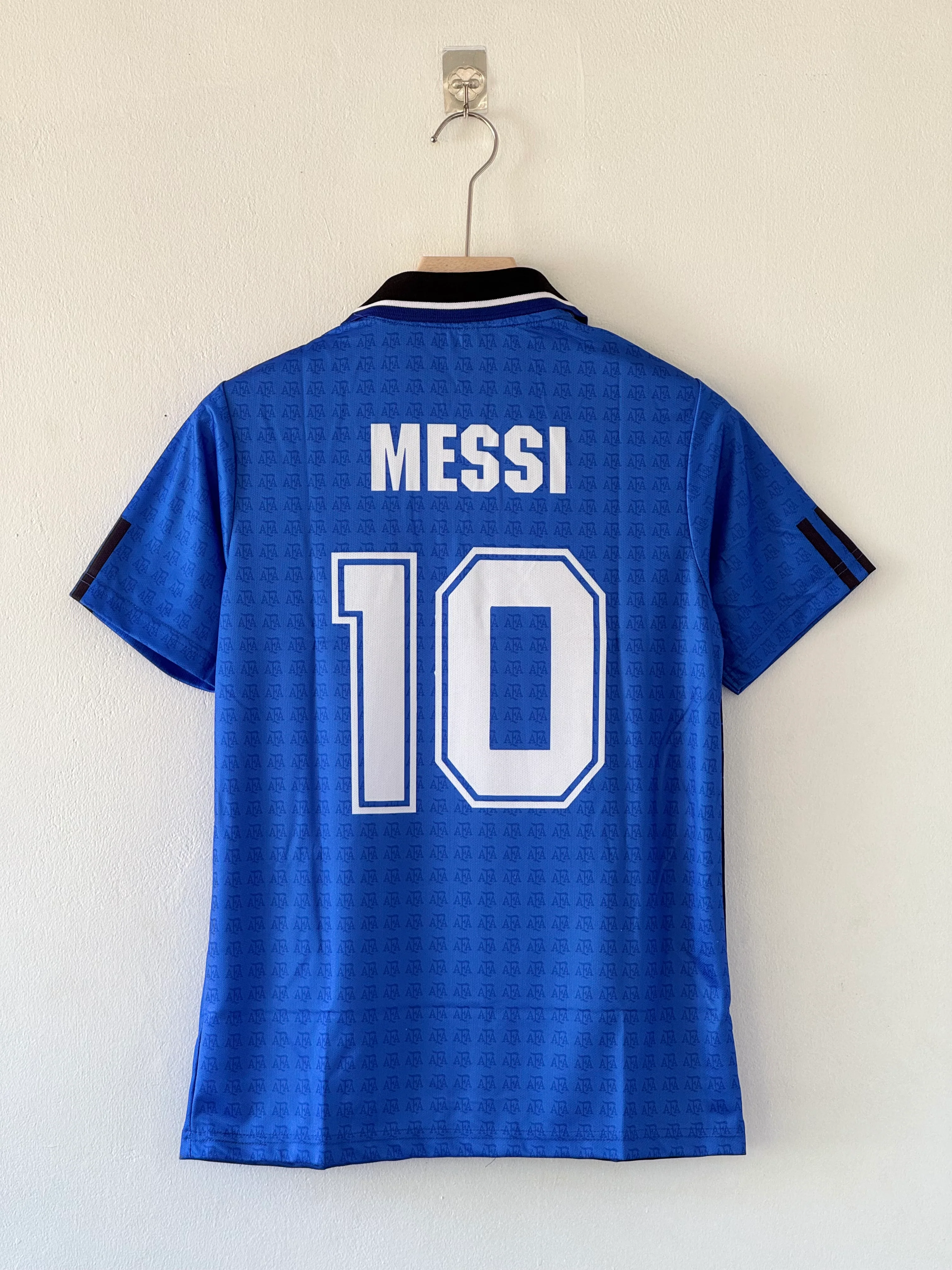 Legacy Rewritten – Argentina 1994 Away Jersey (Messi Edition) - Image 4
