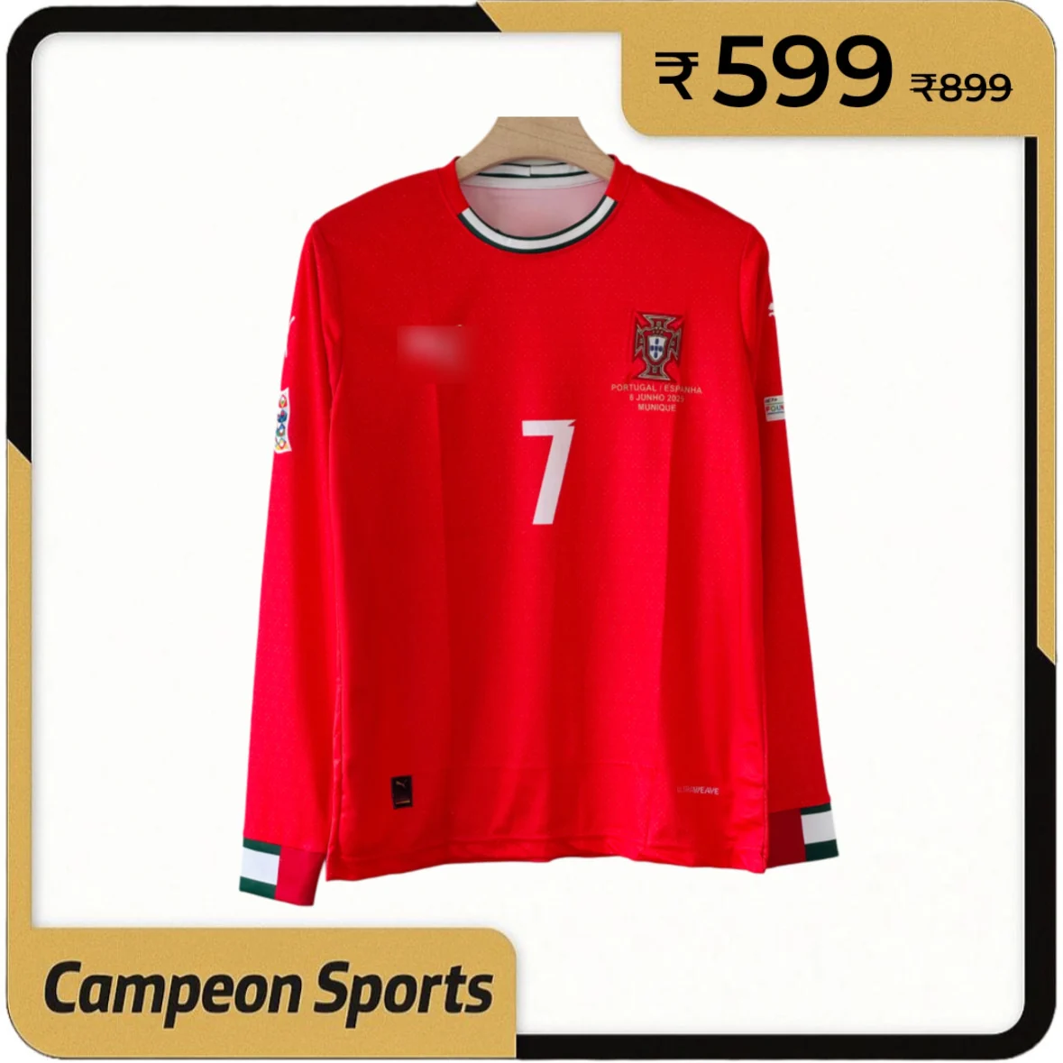 Legend Lives On – 2025/26 Portugal Home Kit, Ronaldo Full Sleeve Edition