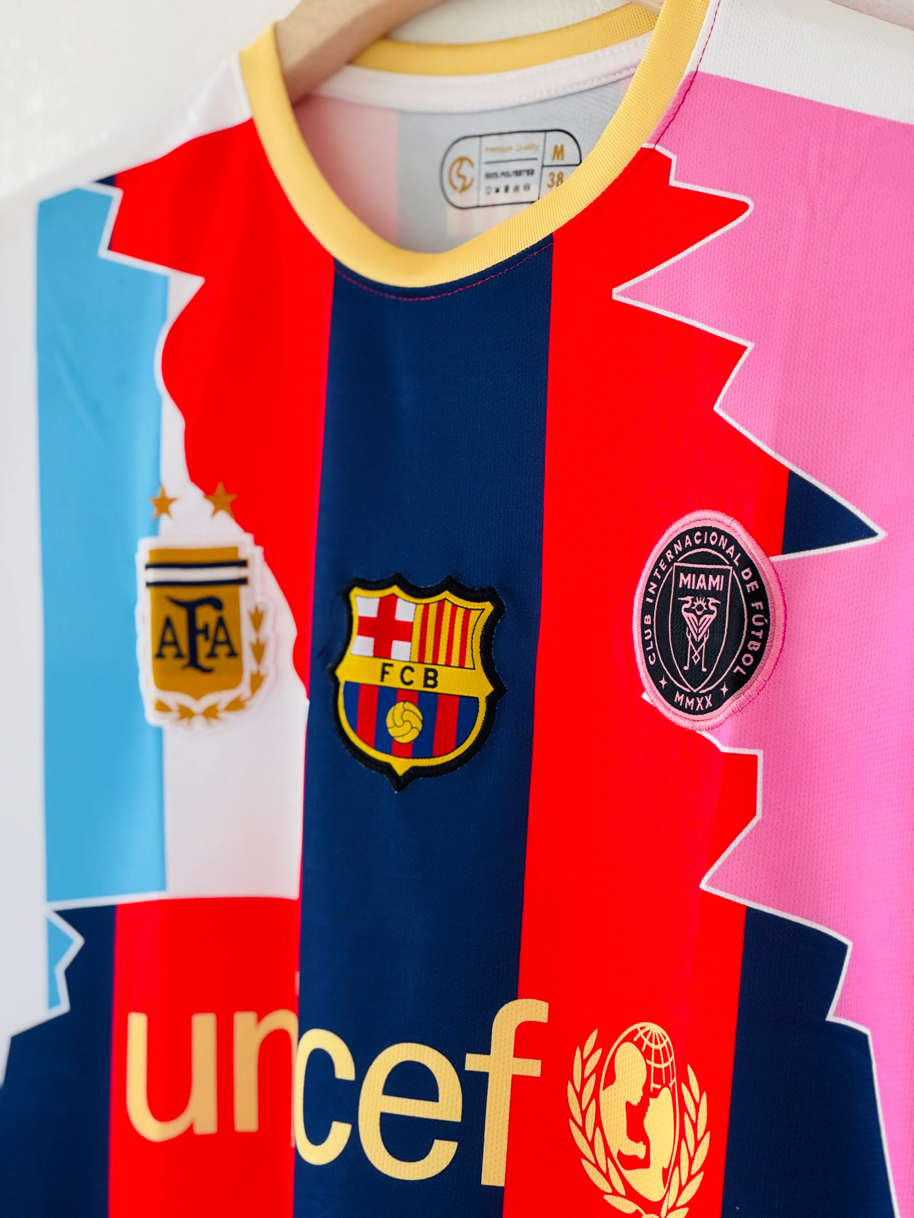 Lionel Messi Special Mixed Edition Jersey(all logos are embroidery ) - Image 3