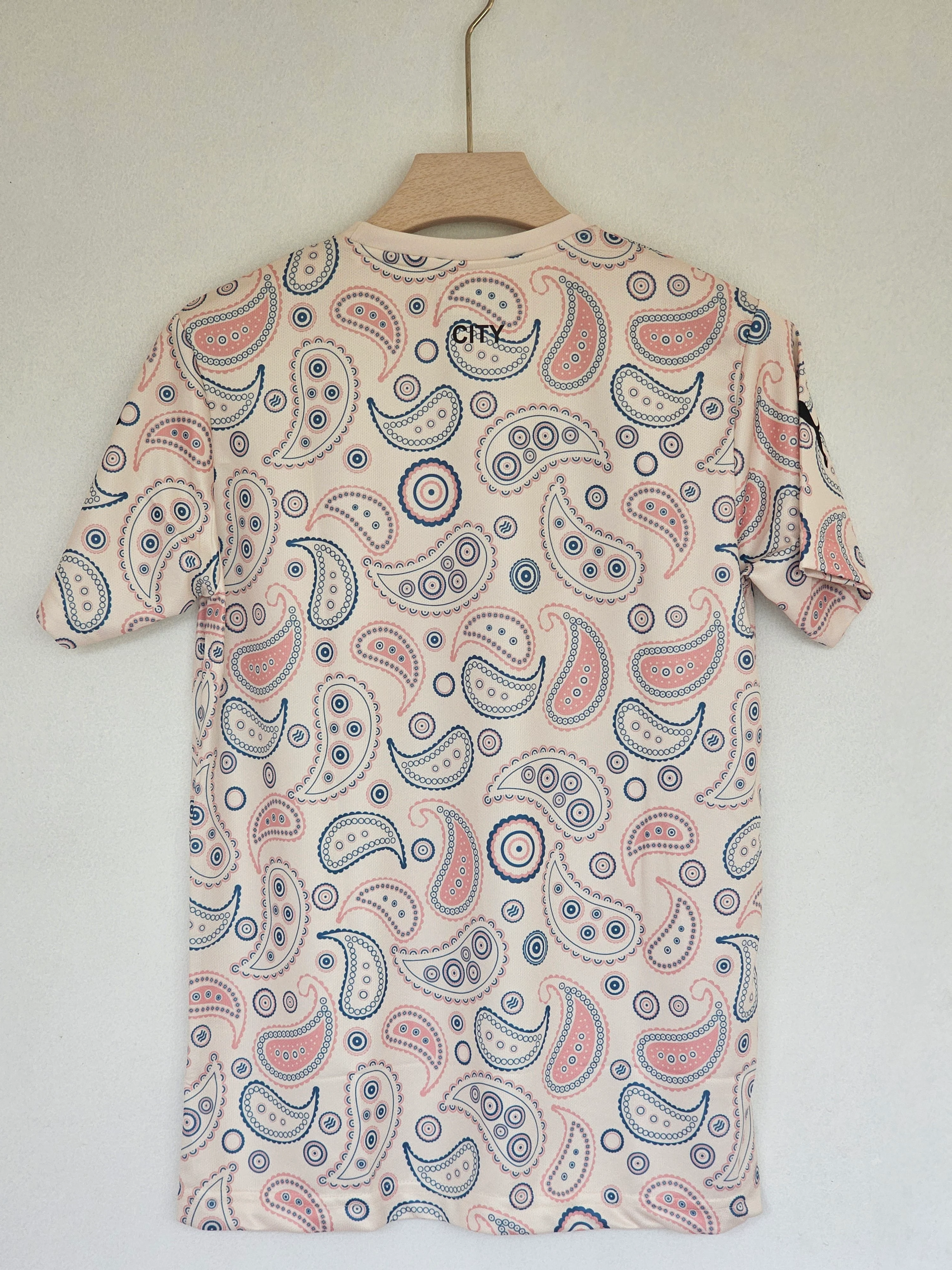 Manchester City Special Edition Paisley Embroidery Jersey - Image 4