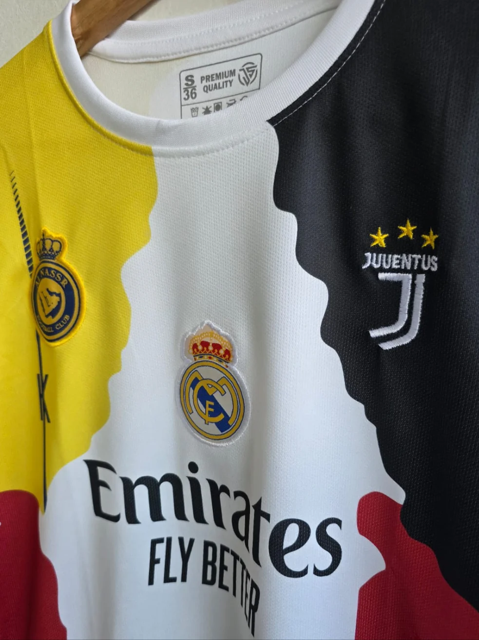 One Legacy. One Jersey. – 2025-26 Cristiano Ronaldo Special Mixed Edition Jersey (All Logos Embroidery) - Image 3