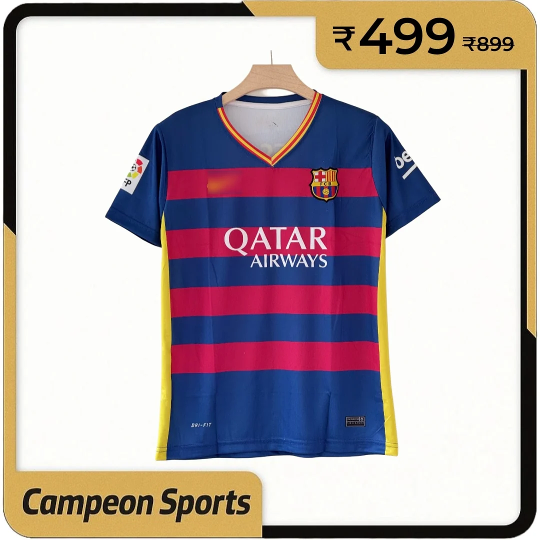 Relive Messi Magic with the 2015-16 Barcelona Home Jersey