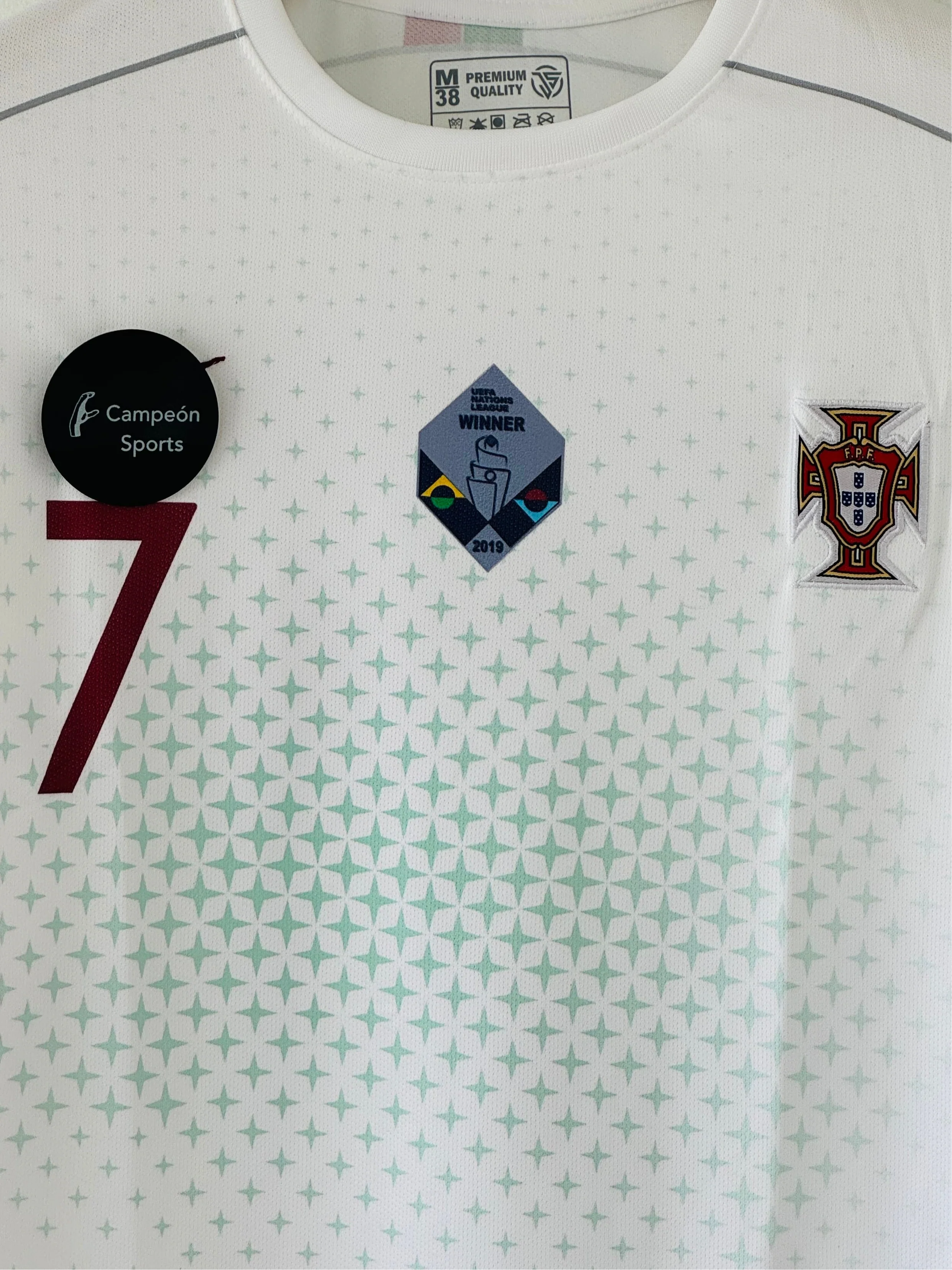 Timeless Greatness – Portugal Away Jersey – Cristiano Ronaldo Full Sleeve Embroidery Edition - Image 3