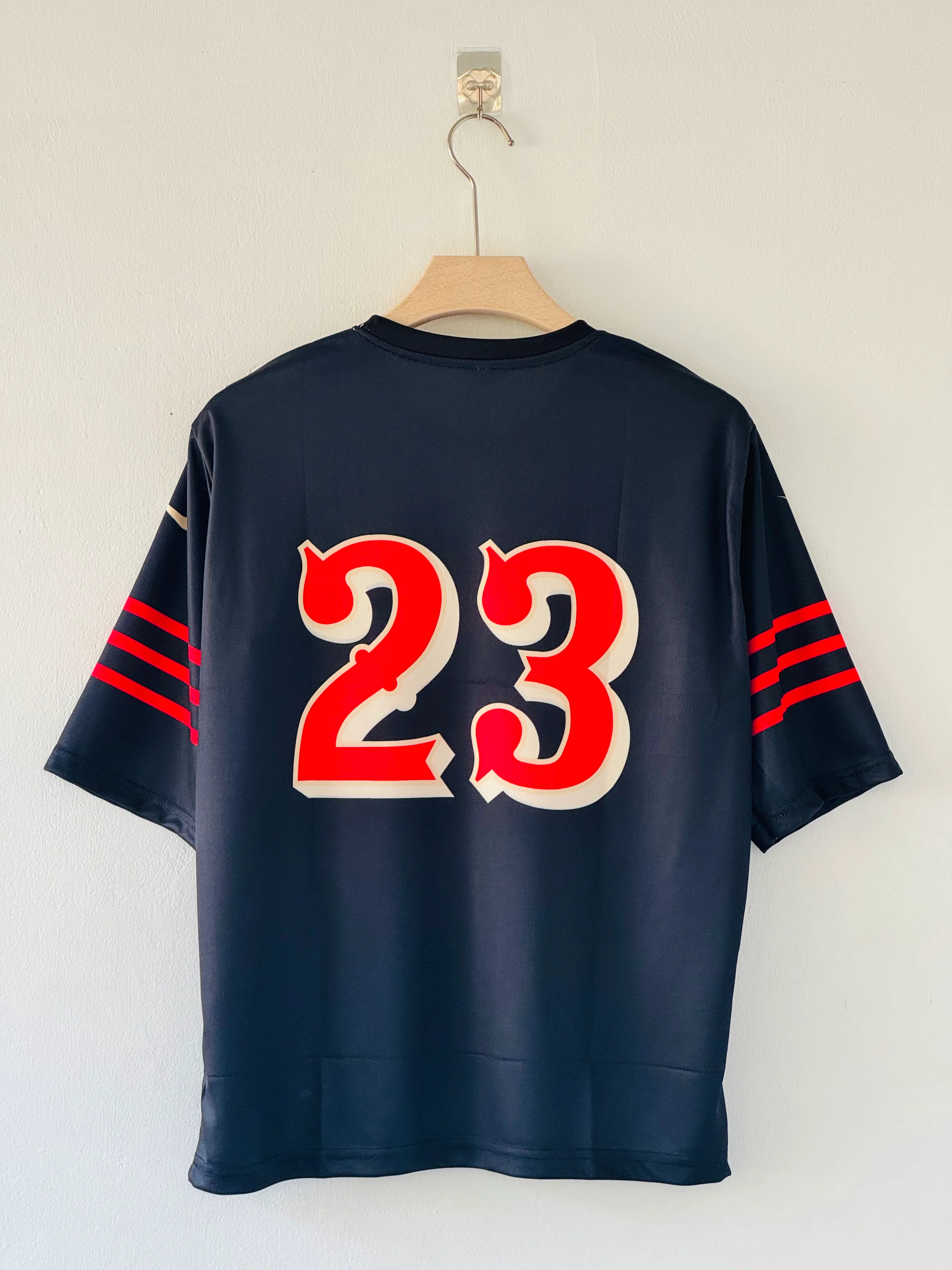 Tradition in Every Thread – Navy Chicago Bears Legacy Replica Jersey - Image 3