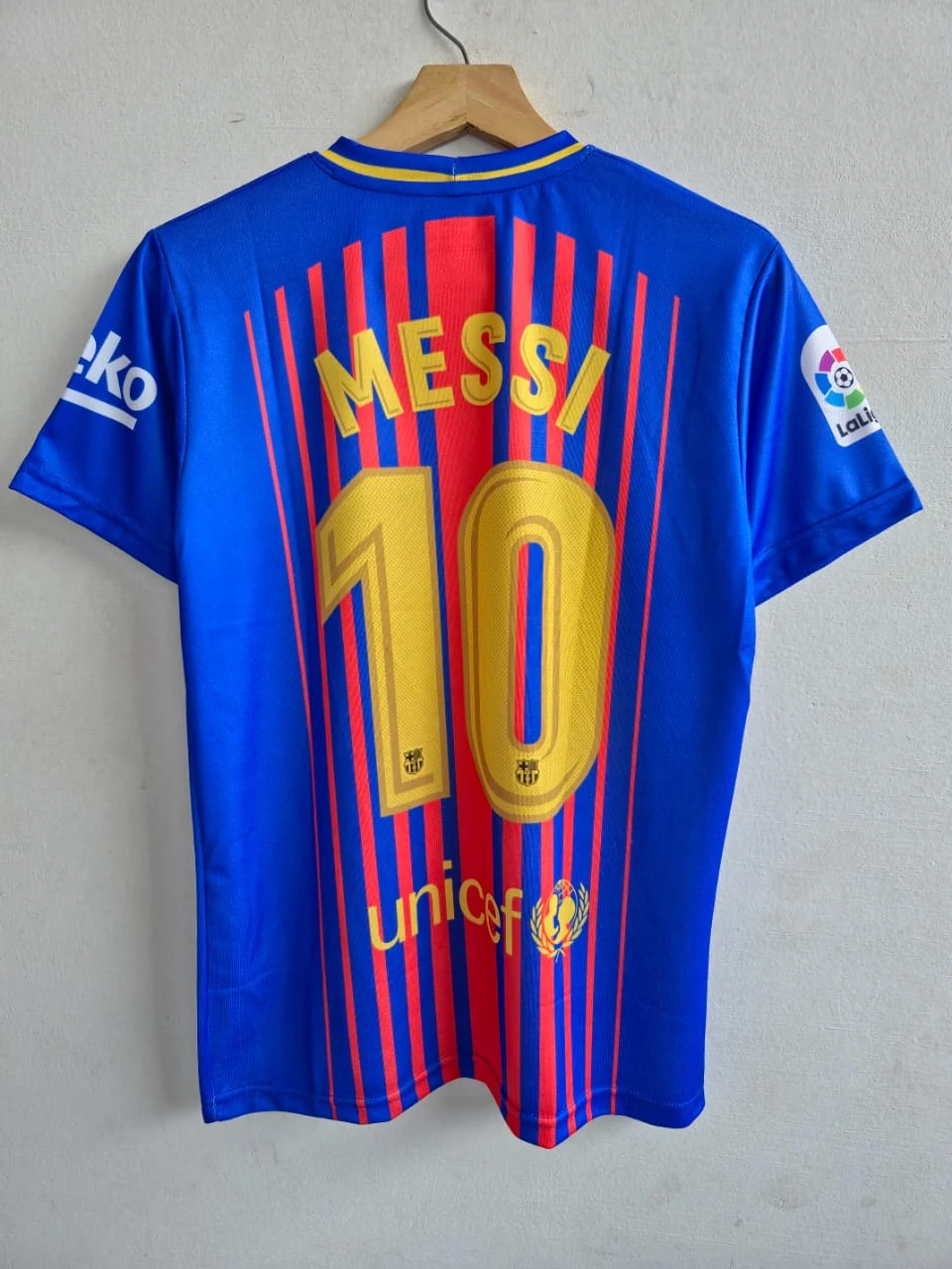Barcelona 2017-18 Home Jersey - Image 4